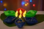 Shankh Water Sensor LED Diya - Set of 6/12/18/24