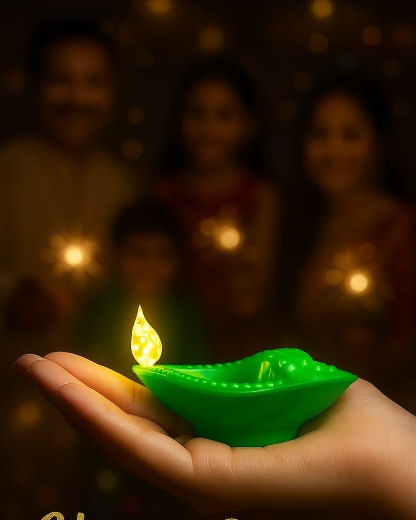 Shankh Water Sensor LED Diya - Set of 6/12/18/24