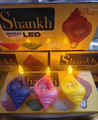 Shankh Water Sensor LED Diya - Set of 6/12/18/24