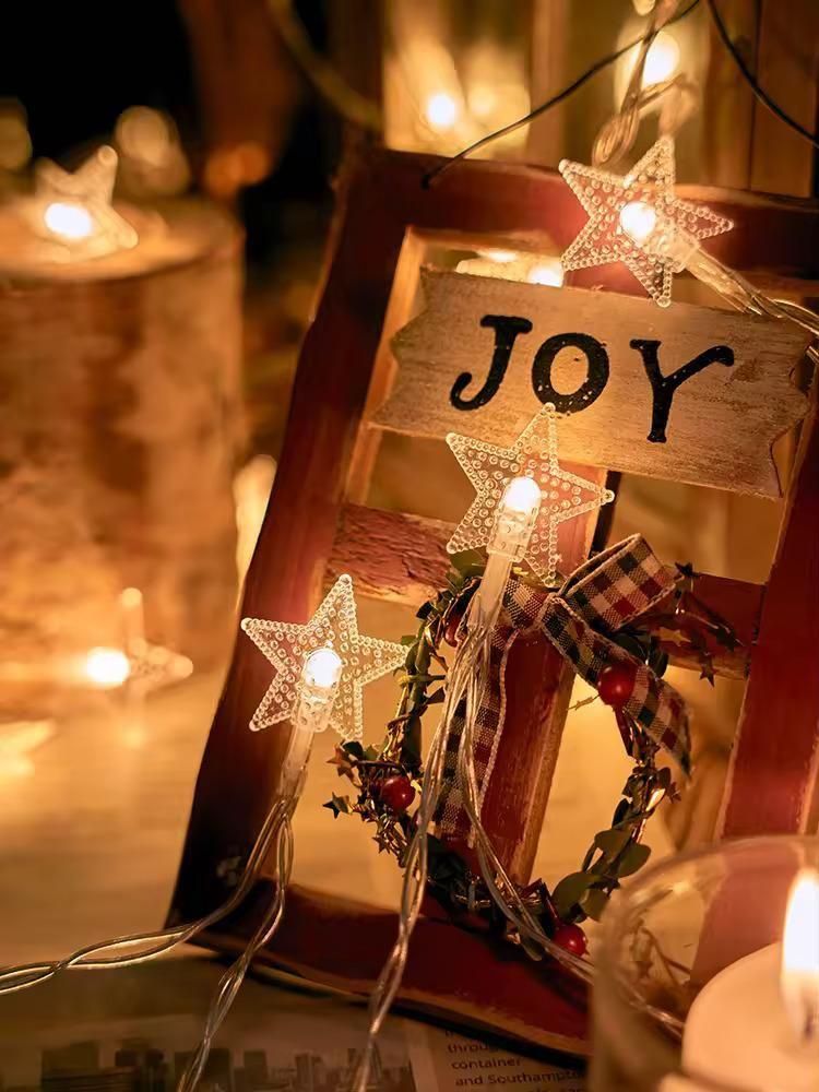 Serial String Star Lights for Diwali Decoration
