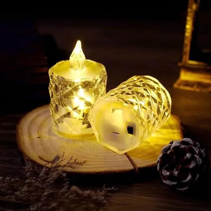 Pooja Lamp Diwali Decorative Candle Lamps – Pack of 2