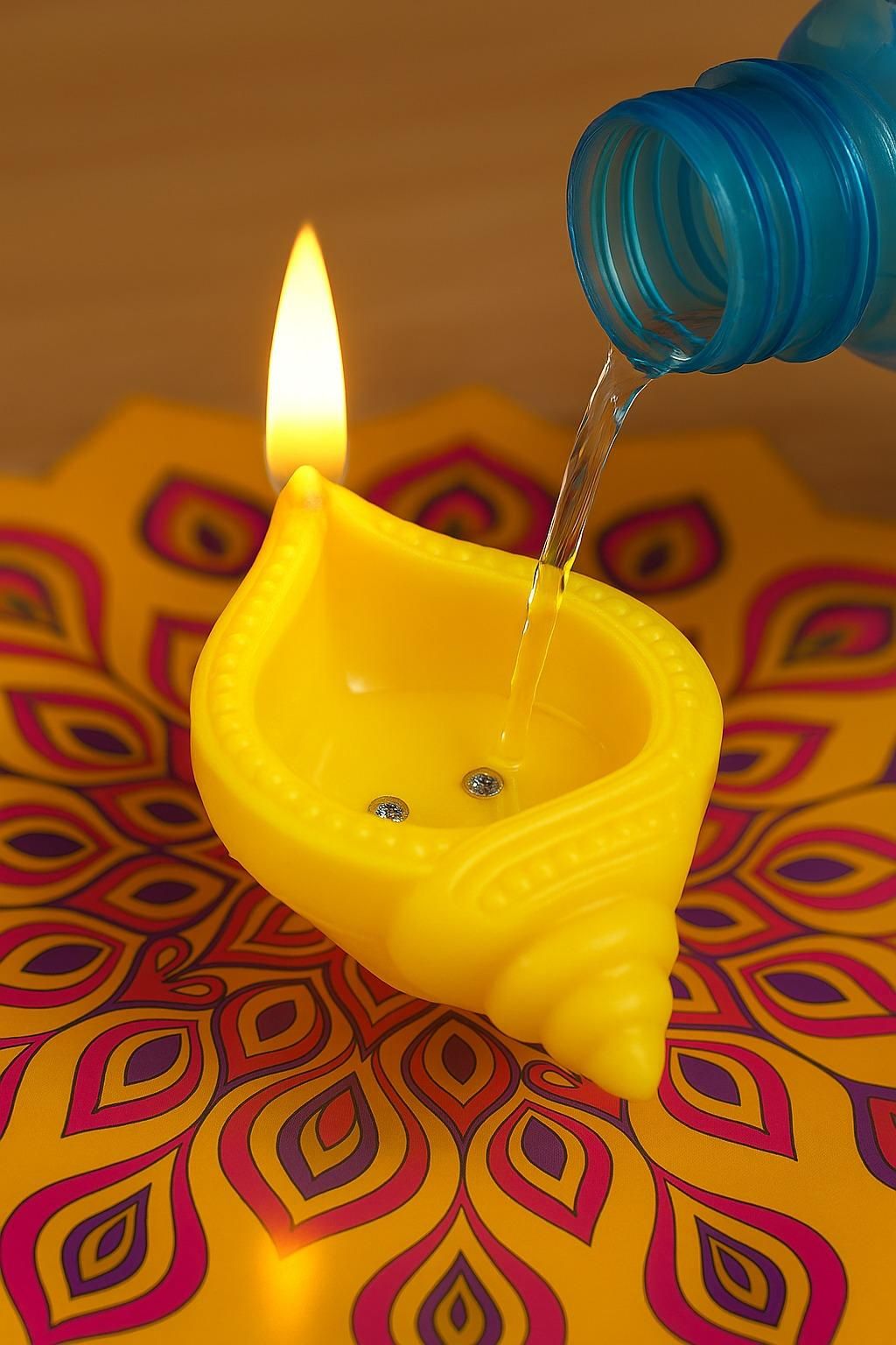 Shankh Water Sensor LED Diya - Set of 6/12/18/24