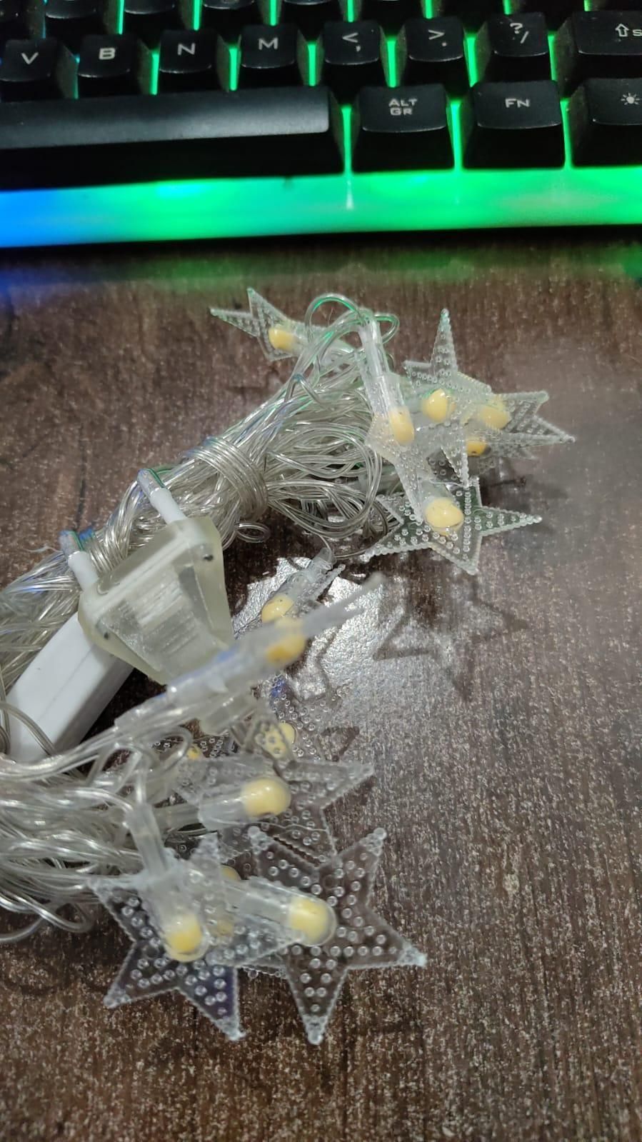 Serial String Star Lights for Diwali Decoration