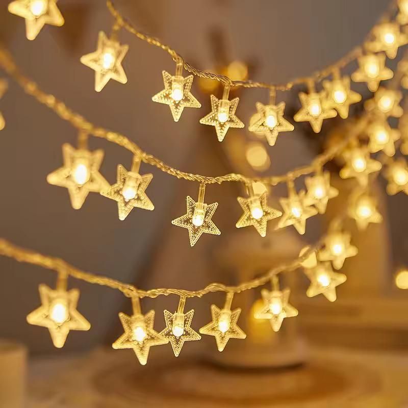 Serial String Star Lights for Diwali Decoration