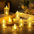 Pooja Lamp Diwali Decorative Candle Lamps – Pack of 2