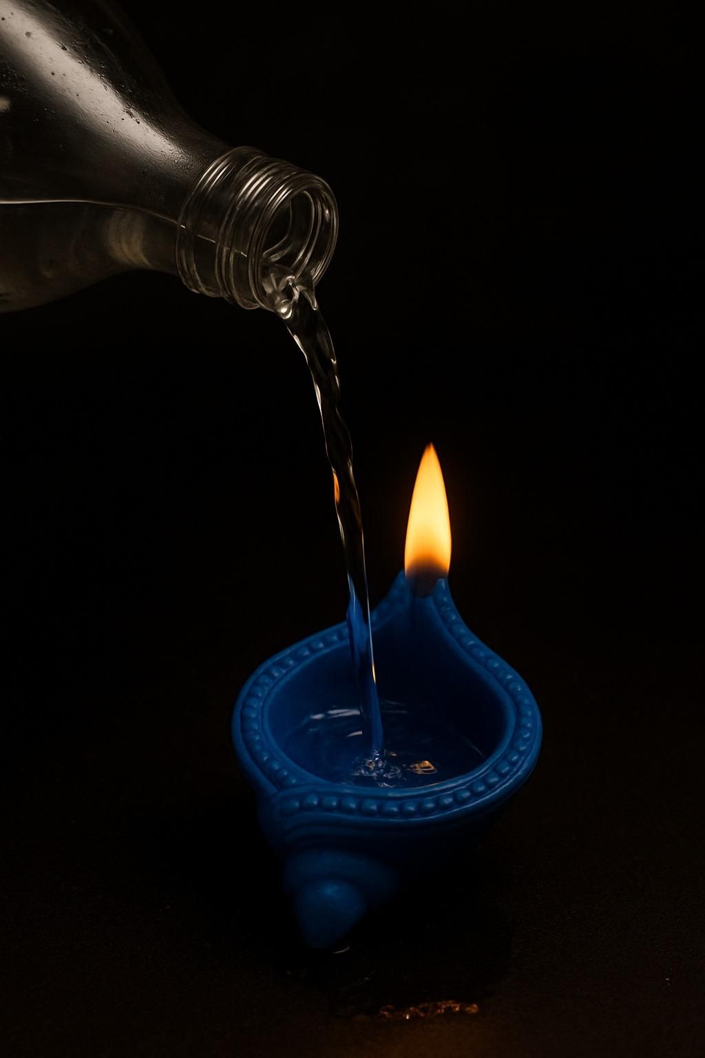 Shankh Water Sensor LED Diya - Set of 6/12/18/24